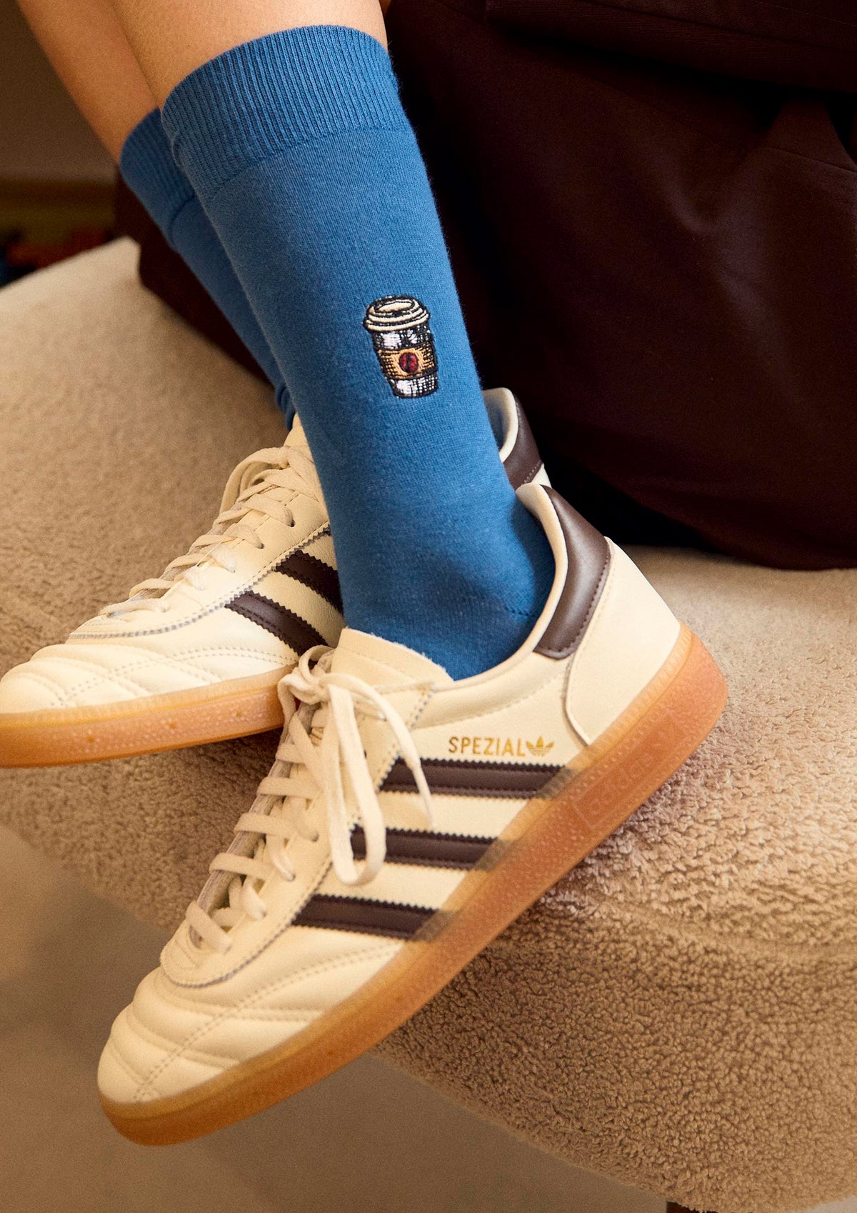 BeCoffee Embroidered Blue