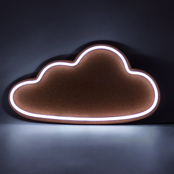 Cork board with LED - Cloud