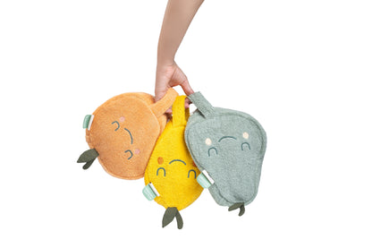 Trousse de toilette Mandy Mandarin en forme de fruit