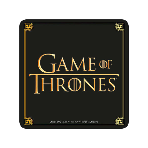 Game of Thrones logo coaster