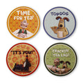 Lot de 4 sous-verres en céramique Wallace & Gromit