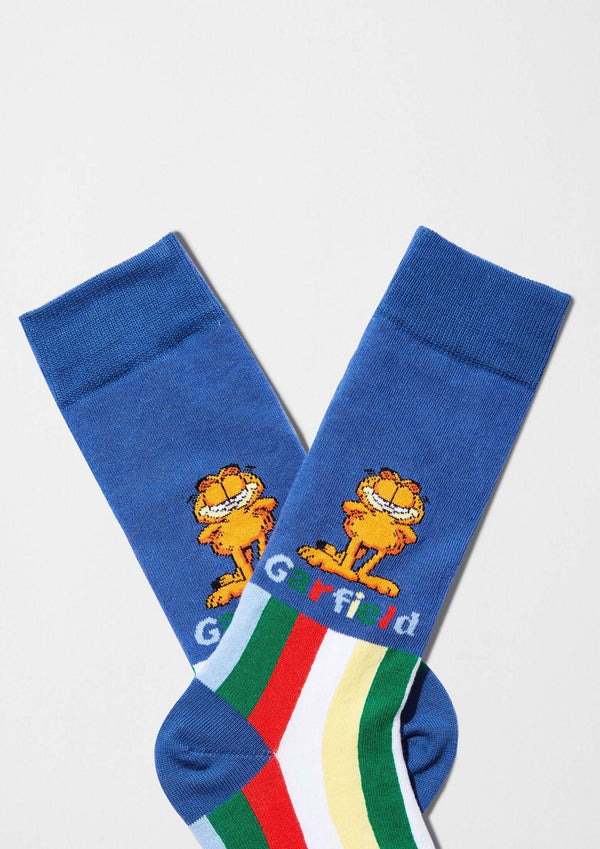 Chaussettes BeGarfield Stripes Bleu