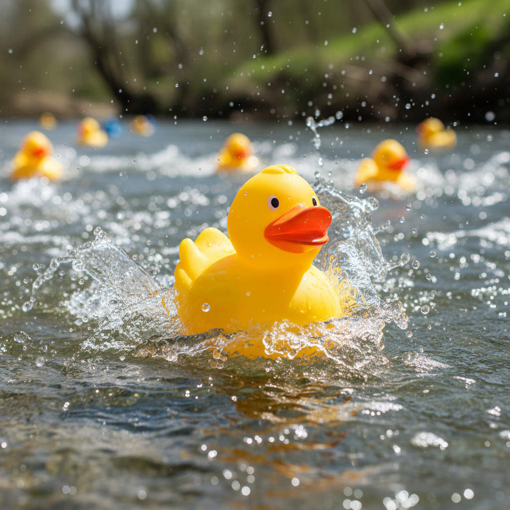Canard de Course avec Ailes