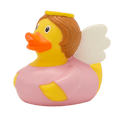 Pato de ángel de guardia rosa