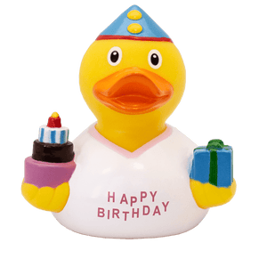 Pato de aniversário branco