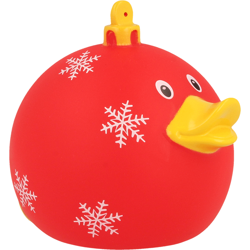 Bola de Navidad de pato rojo