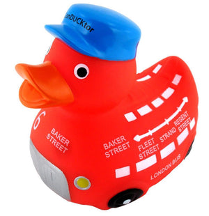 Pato de autobús rojo inglés