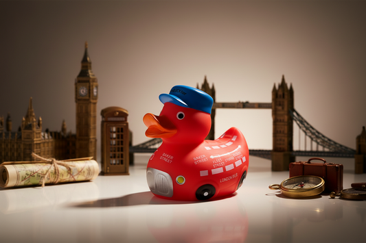 English Red Bus Duck