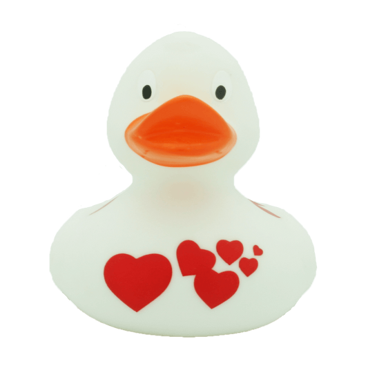 Canard Blanc Cœur Lilalu - Canard de Bain