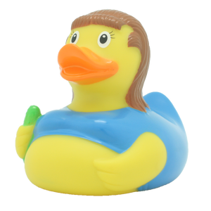 Pregnant woman duck