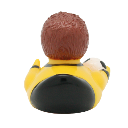 Yellow footballer duck