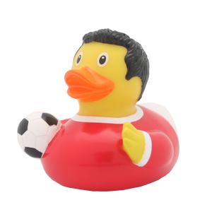 赤いフットボールダック