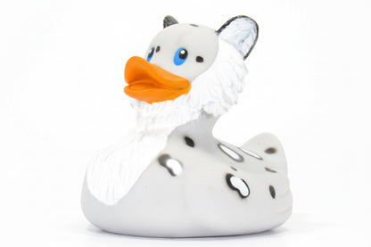 Pato de leopardo de nieve