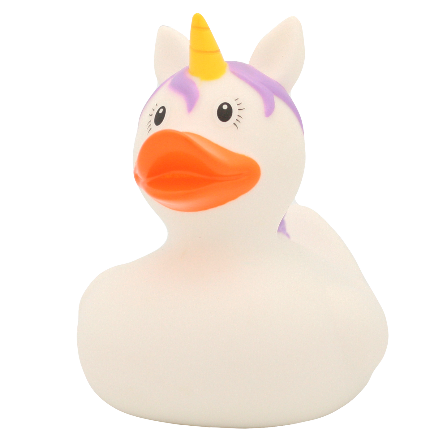 Pato de unicornio blanco