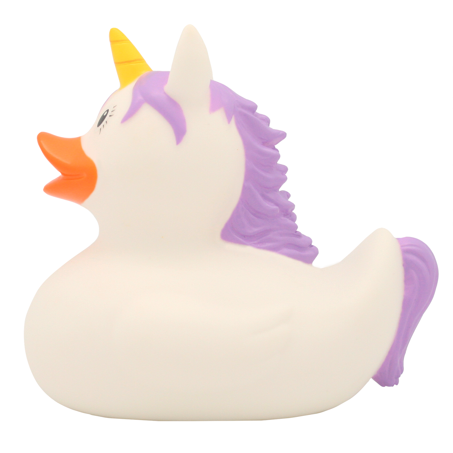 Pato de unicornio blanco