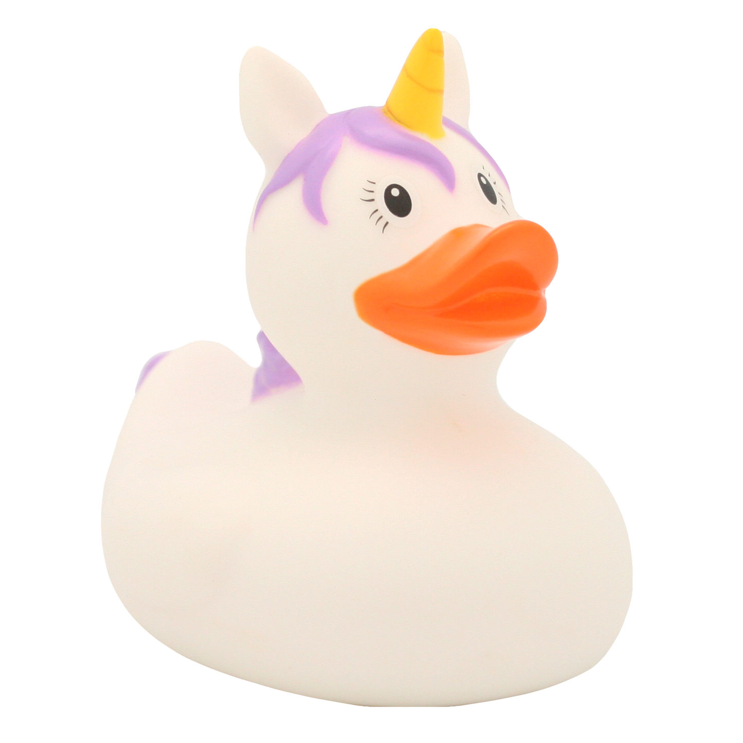 Pato de unicornio blanco