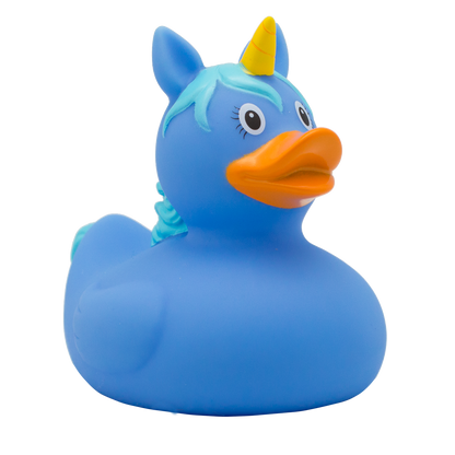 Pato de unicórnio azul