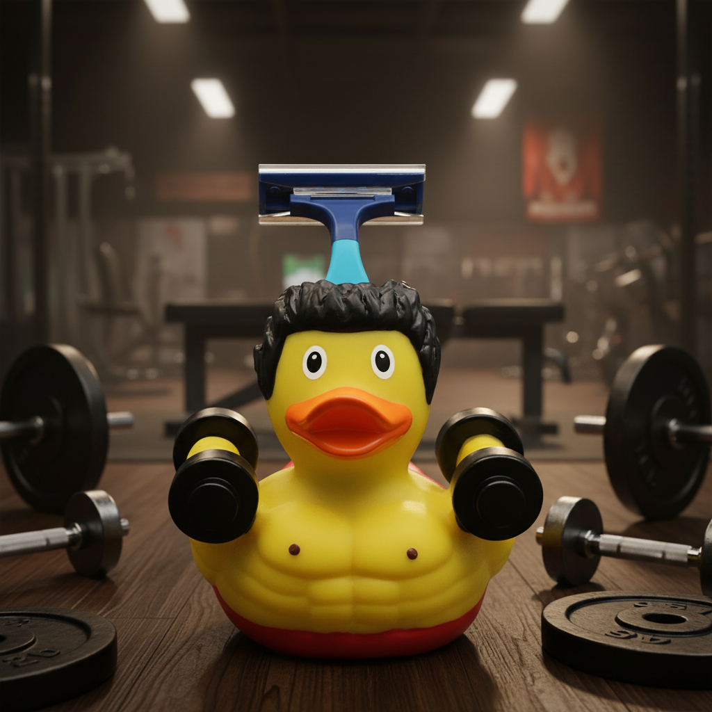 Bodybuilder Duck Holdys