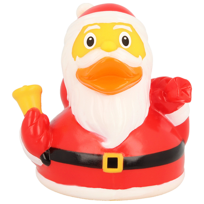 Canard Père Noël | Canard de bain pere noel rouge