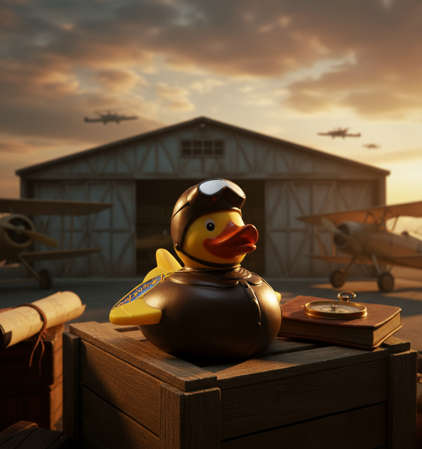 Pato piloto vintage