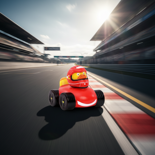 Carro de corrida de pato