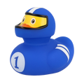 Blauwe race-eend