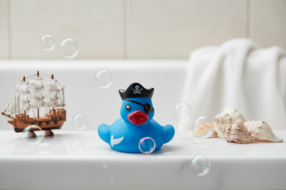 Canard de bain Pirate Bleu