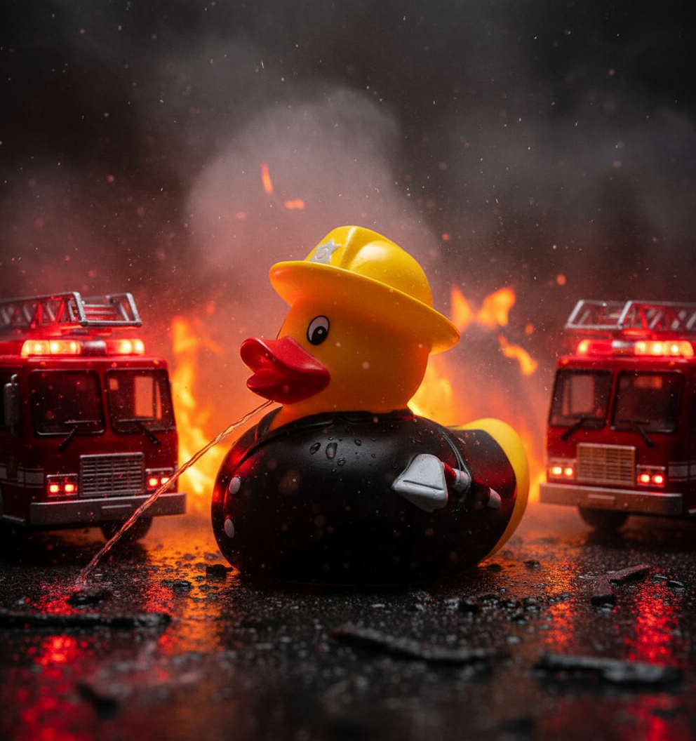 pato bombero