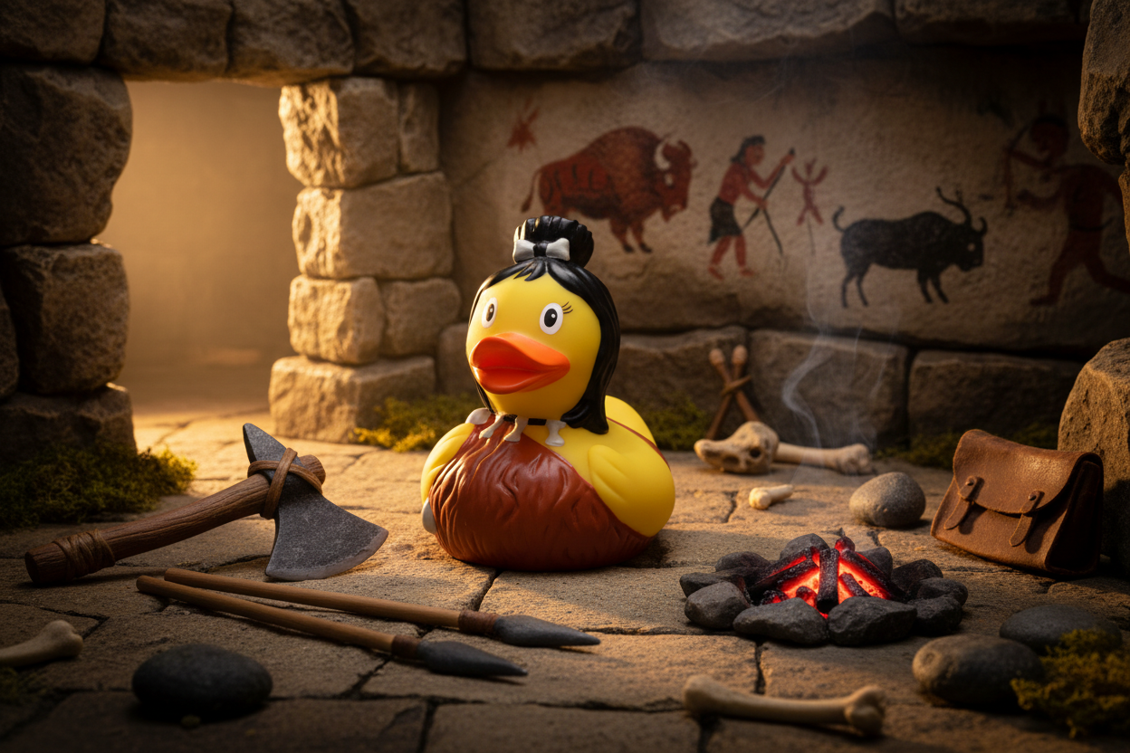 Pato femenino neanderthal