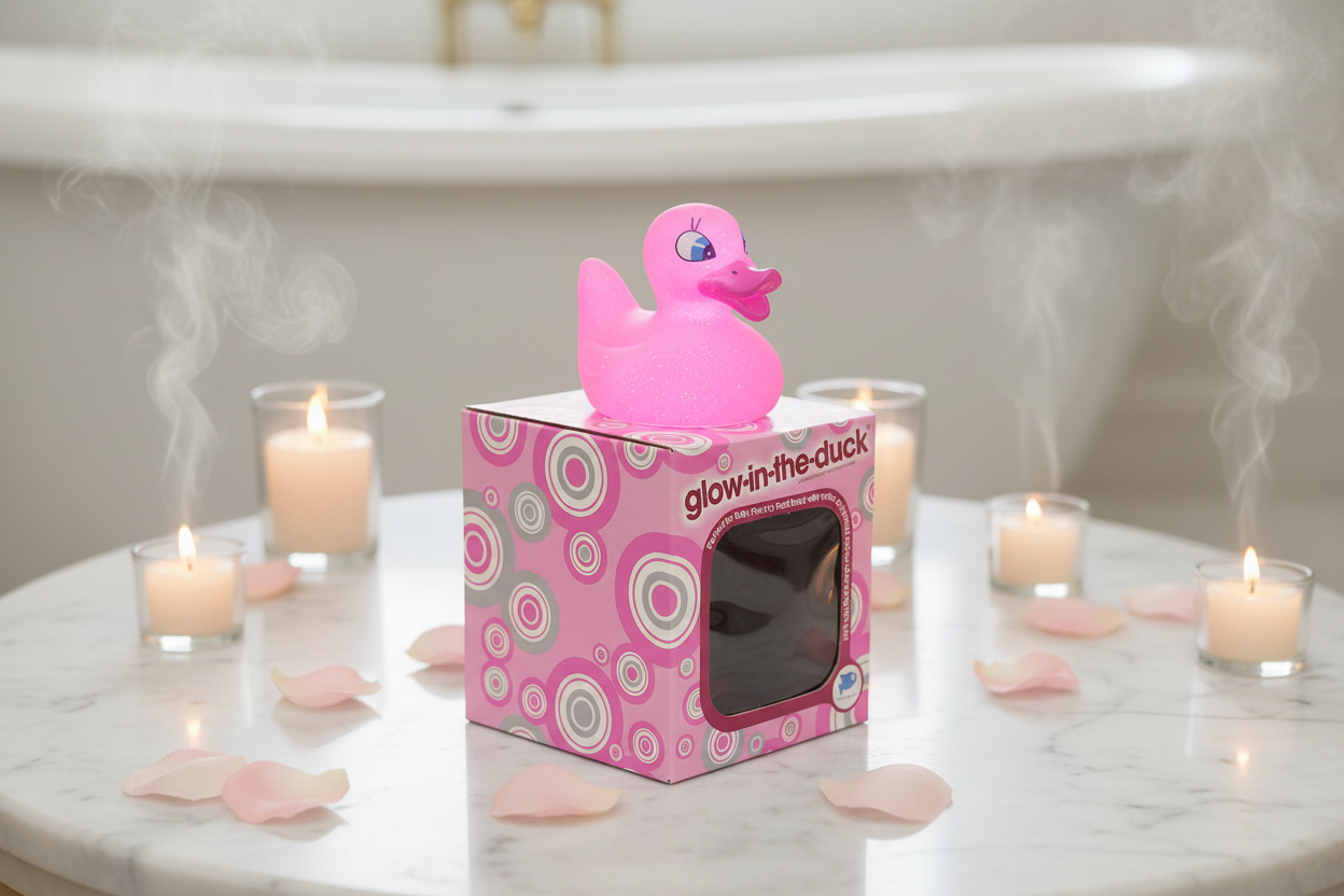 Duck Rose Glow en el pato