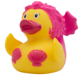 Pato de sirena de rosa