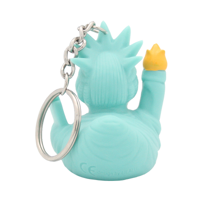 Duck keychain statue of freedom