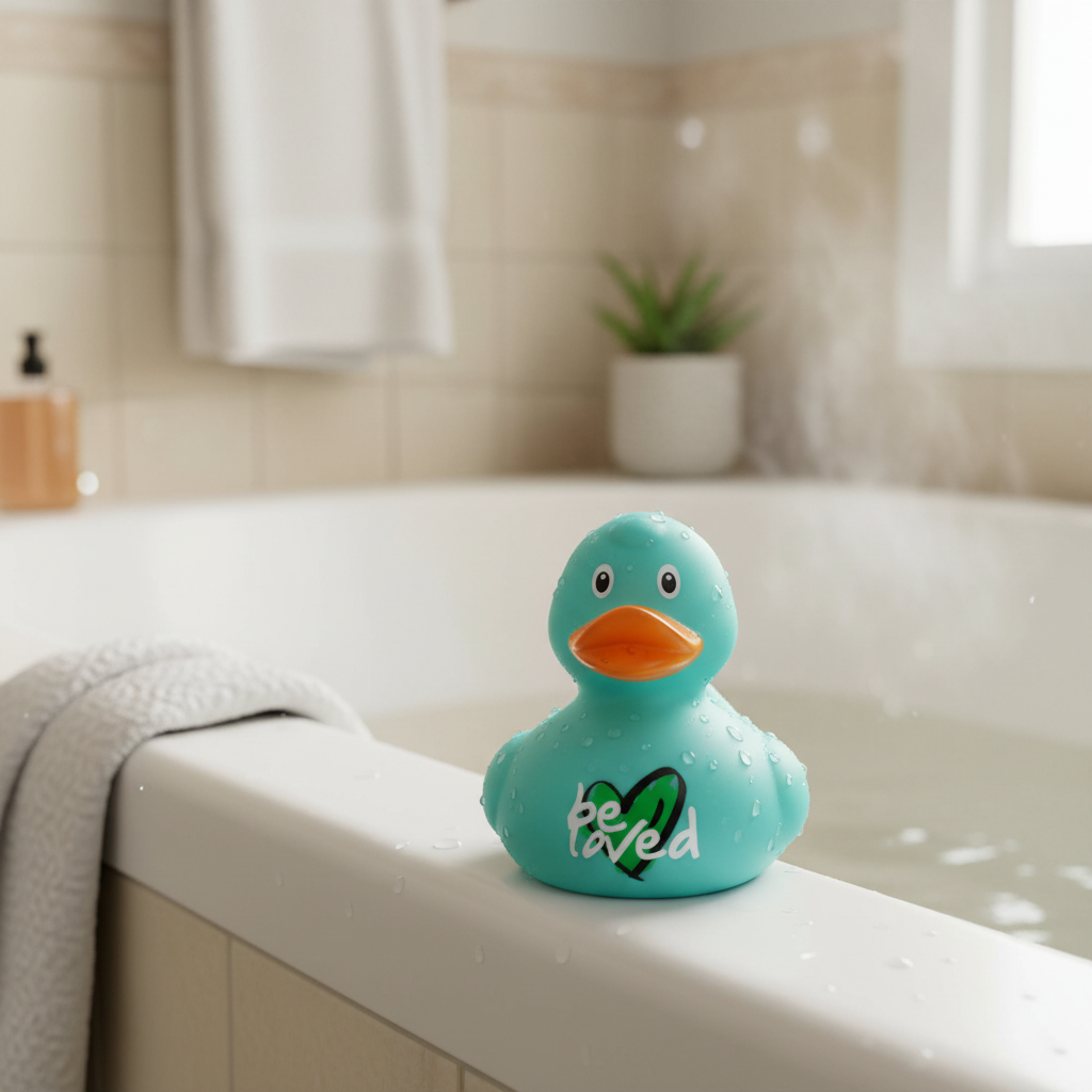 Canard Turquoise "Be Loved"