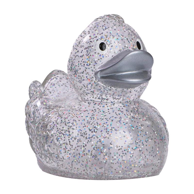 Sparkly Duck Silver Beak