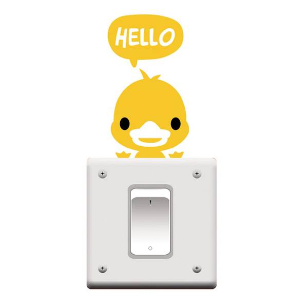 Autocollant Canard Hello