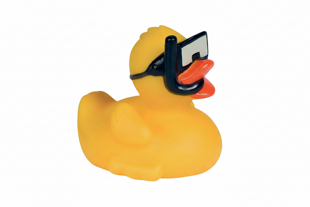 Canard Tuba et Masque de Plongée