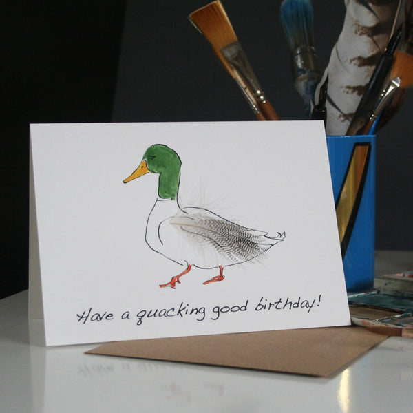 Duck Carte Colvert Cumpleaños de cumpleaños