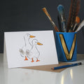 Karte Ente Plume
