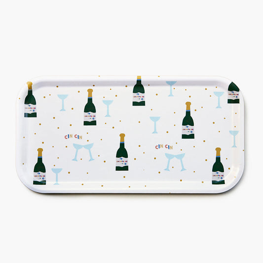 CHAMPAGNE Rectangular Serving Tray - 43x22 cm