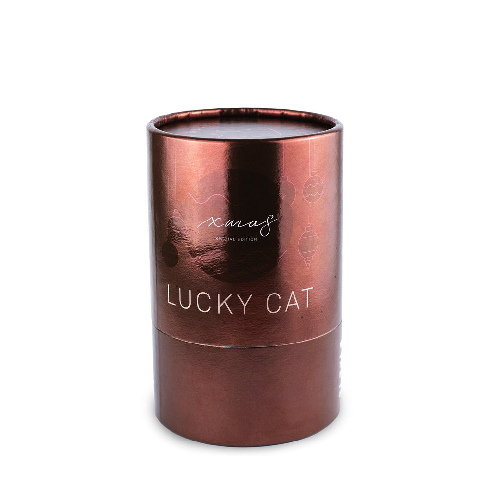Lucky Cat Glanzend Rood – Xmas Editie