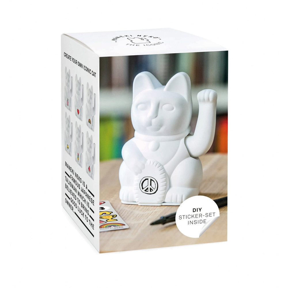 Iconico gatto fortunato bianco