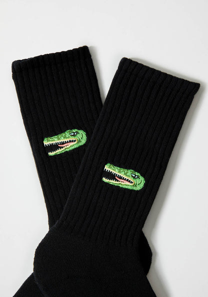 Chaussettes de sport brodées BeCrocodile