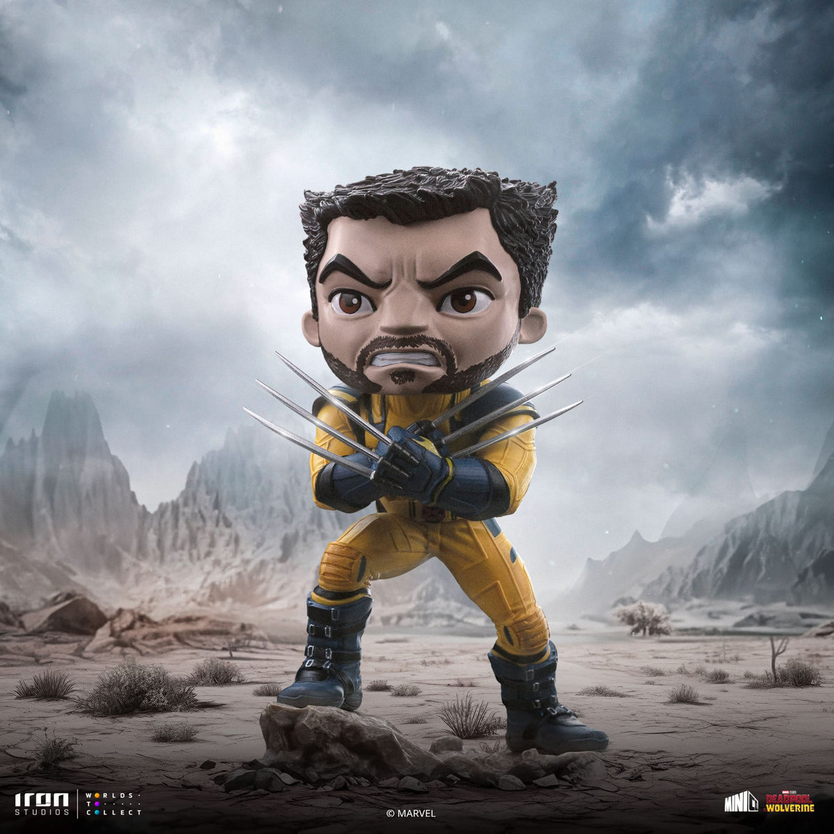 Figurine Wolverine (Unmasked) - Deadpool & Wolverine - Mini Co.