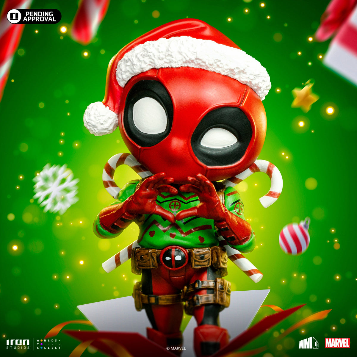 Figurine Deadpool (Holidays Version) - Marvel Comics - Mini Co.