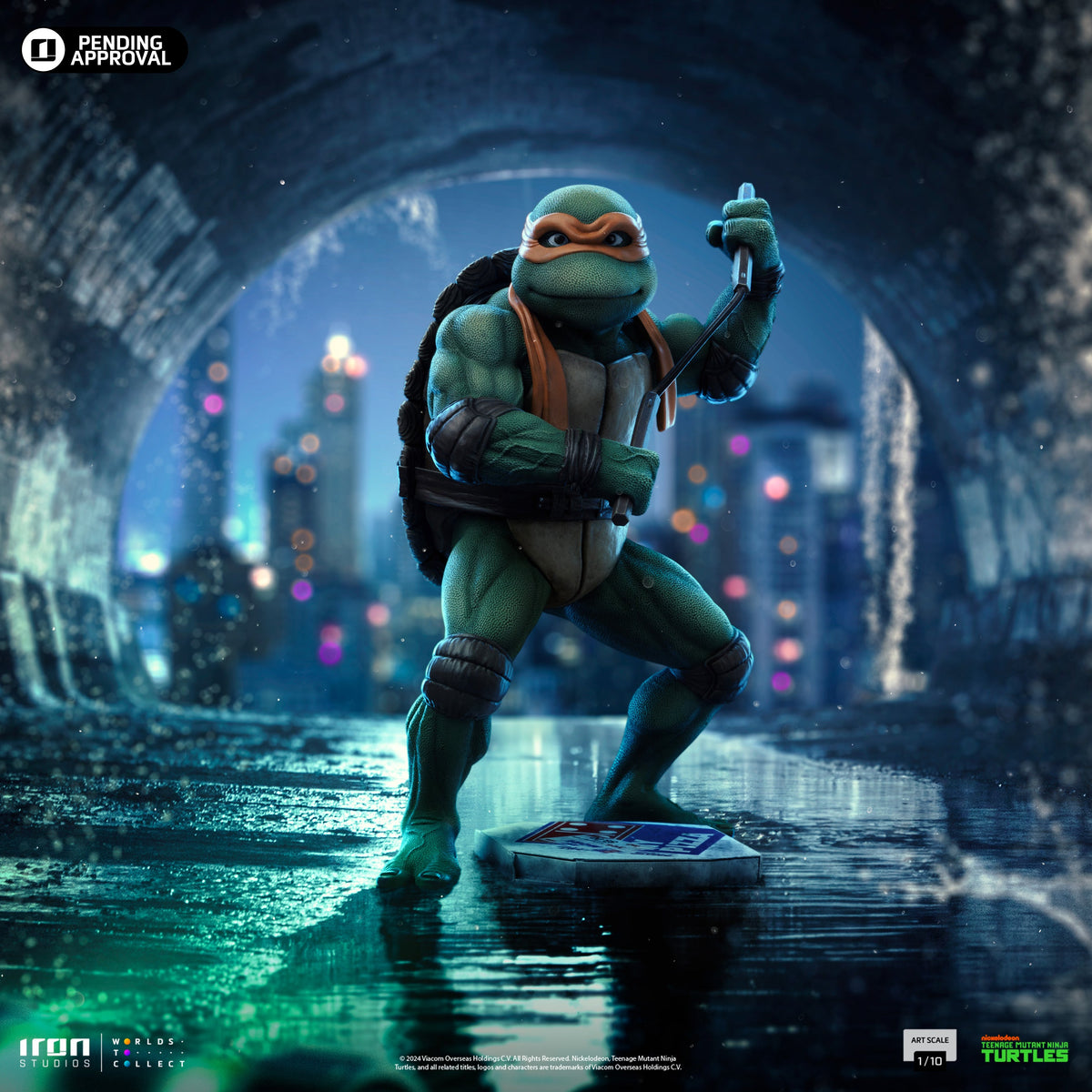 Statue Michelangelo - TMNT Movie - Art Scale 1/10 - Teenage Mutant Ninja Turtles