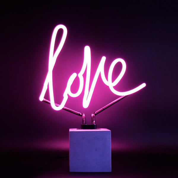Replacement Glass (GLASS ONLY) - Neon 'Love' Sign