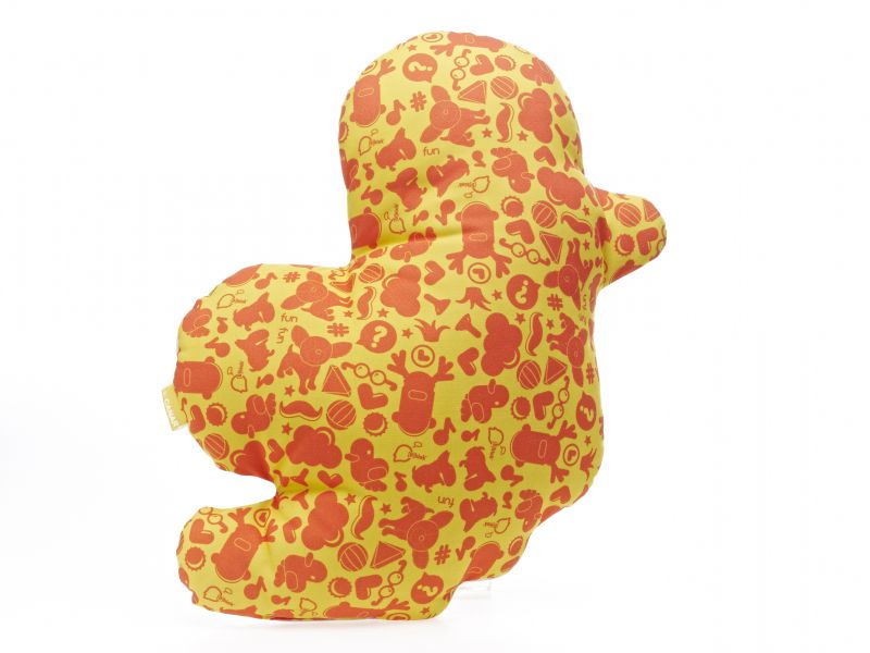 Yellow duck cushion