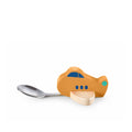 Knatter children's airplane spoon, yellow - approx. 13 cm