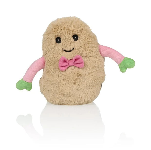 coussin chauffant patate chaude heureuse