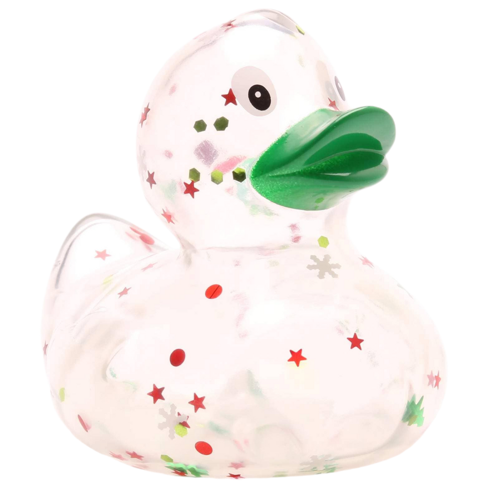 Canard Classique à Paillettes de Noël Vert